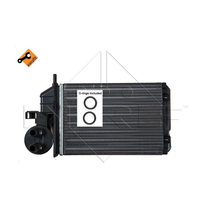 NRF EASY FIT Wärmetauscher, Innenraumheizung 53610
