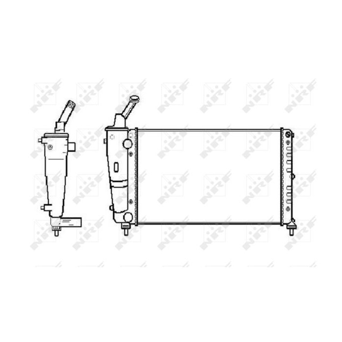 NRF Kühler, Motorkühlung 53619