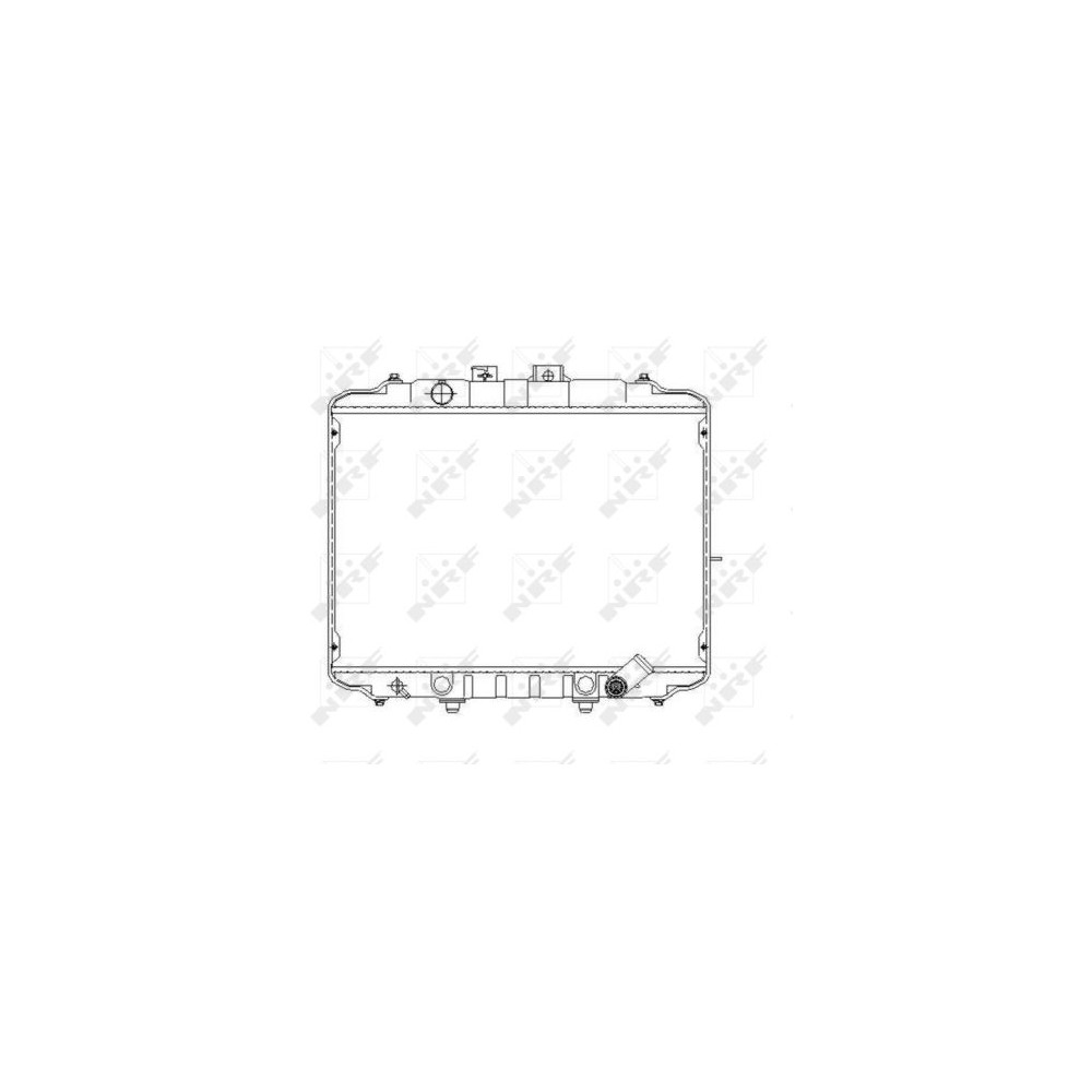 NRF Kühler, Motorkühlung 53650