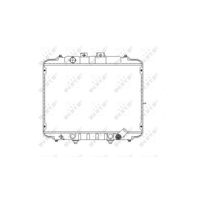 NRF Kühler, Motorkühlung 53650