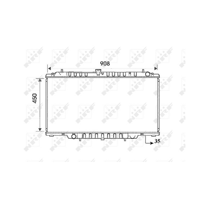 NRF Kühler, Motorkühlung 53830