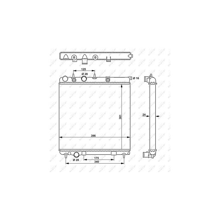 NRF Kühler, Motorkühlung 53837