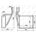 NRF Wärmetauscher, Innenraumheizung 54231