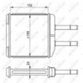 NRF Wärmetauscher, Innenraumheizung 54260