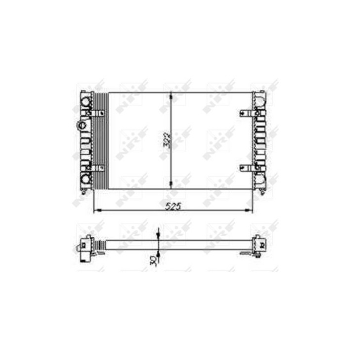 NRF Kühler, Motorkühlung 54688