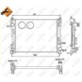 NRF EASY FIT Kühler, Motorkühlung 54752