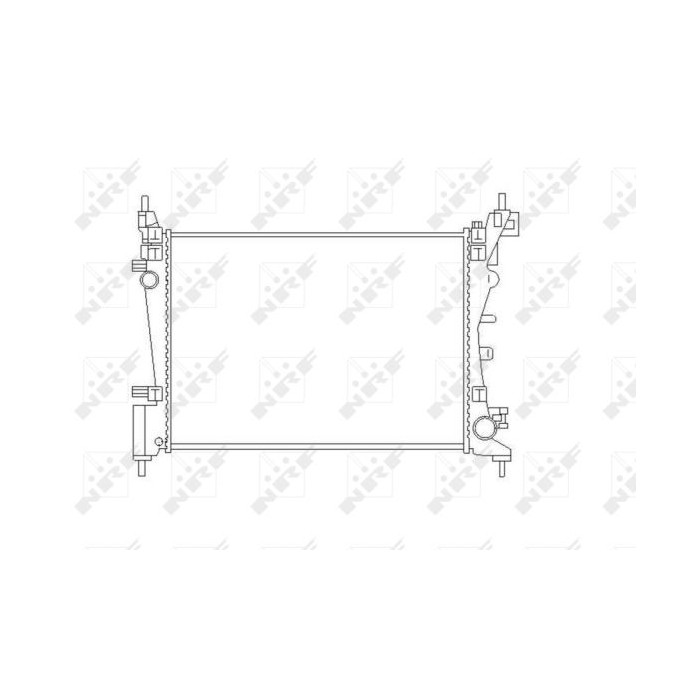 NRF Kühler, Motorkühlung 55340