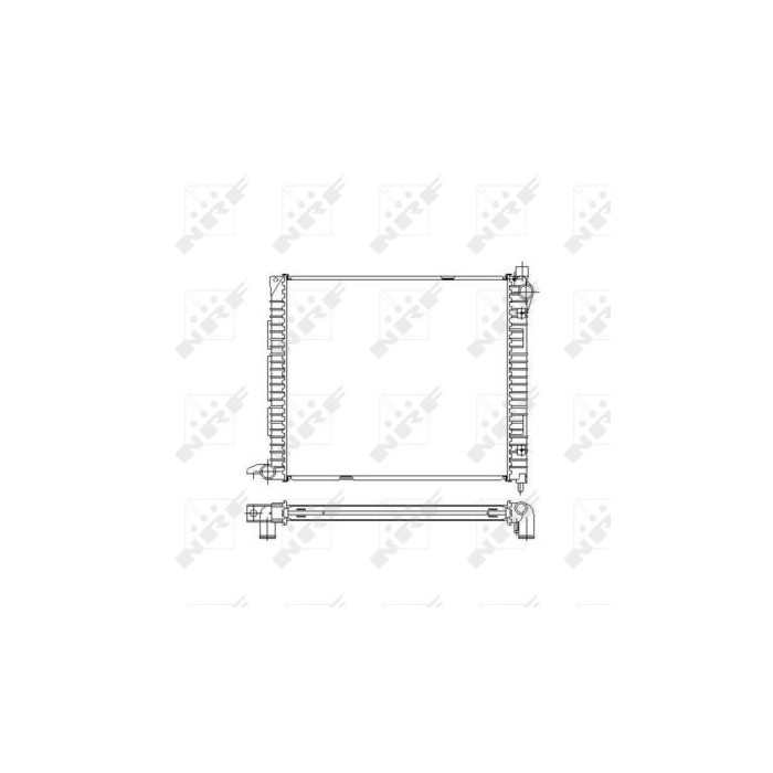 NRF Kühler, Motorkühlung 55445