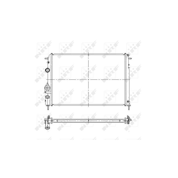 NRF Kühler, Motorkühlung 58175