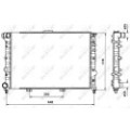NRF Kühler, Motorkühlung 58216