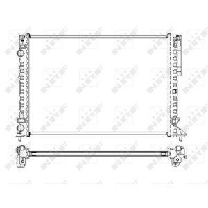NRF EASY FIT Kühler, Motorkühlung 58242