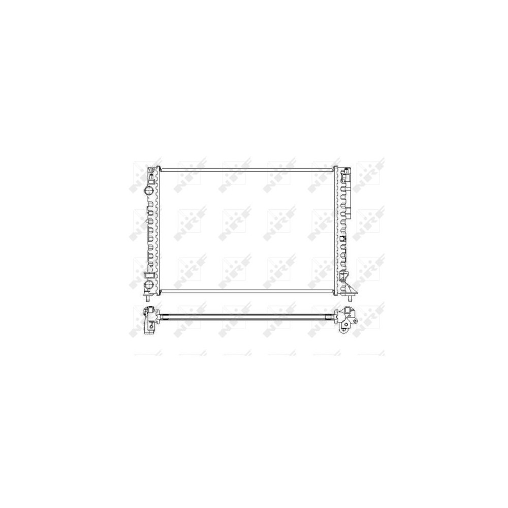 NRF EASY FIT Kühler, Motorkühlung 58242