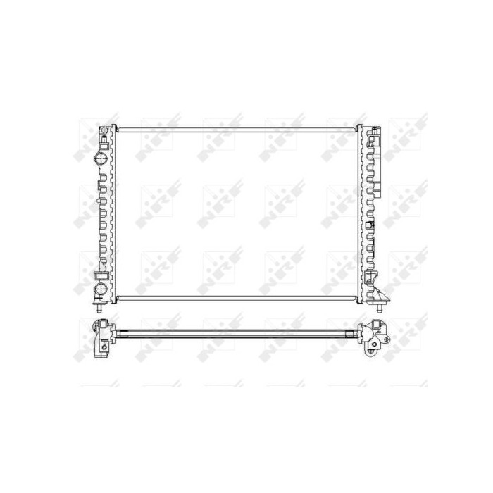 NRF EASY FIT Kühler, Motorkühlung 58242
