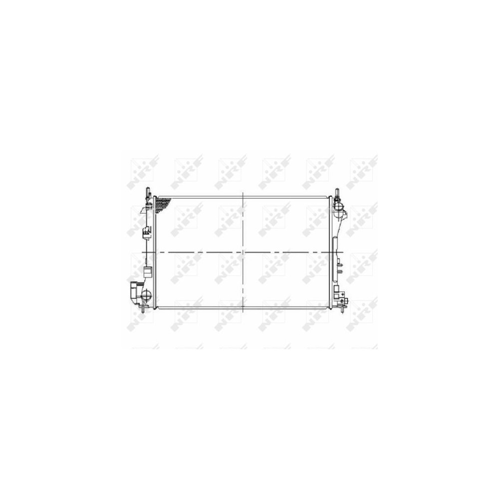 NRF Kühler, Motorkühlung 58293
