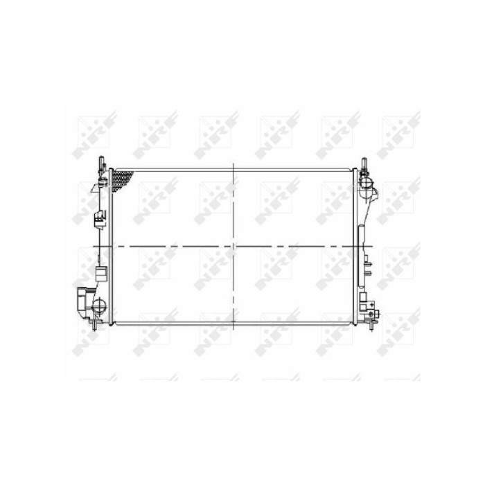 NRF Kühler, Motorkühlung 58293