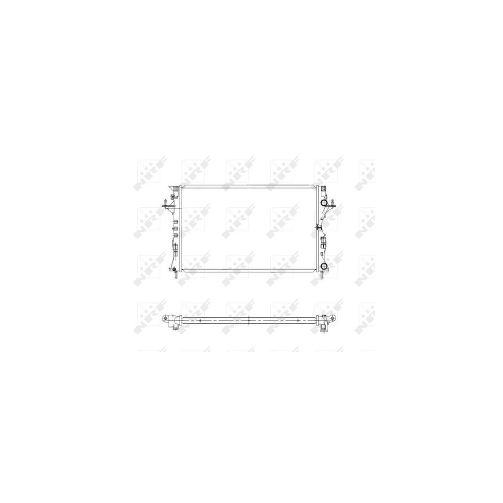 NRF Kühler, Motorkühlung 58319