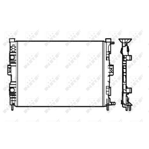 NRF Kühler, Motorkühlung 58328