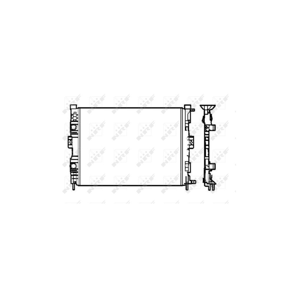 NRF Kühler, Motorkühlung 58328