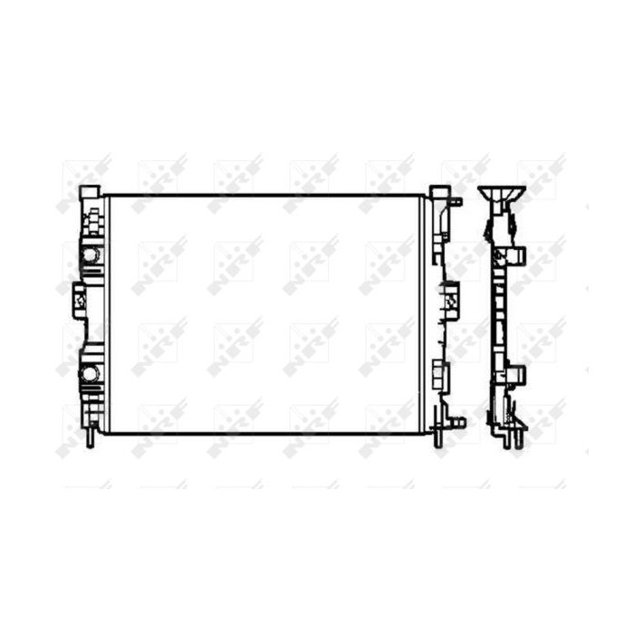 NRF Kühler, Motorkühlung 58328