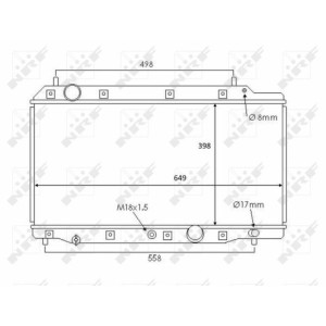 NRF Kühler, Motorkühlung 58383