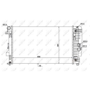 NRF Kühler, Motorkühlung 58440