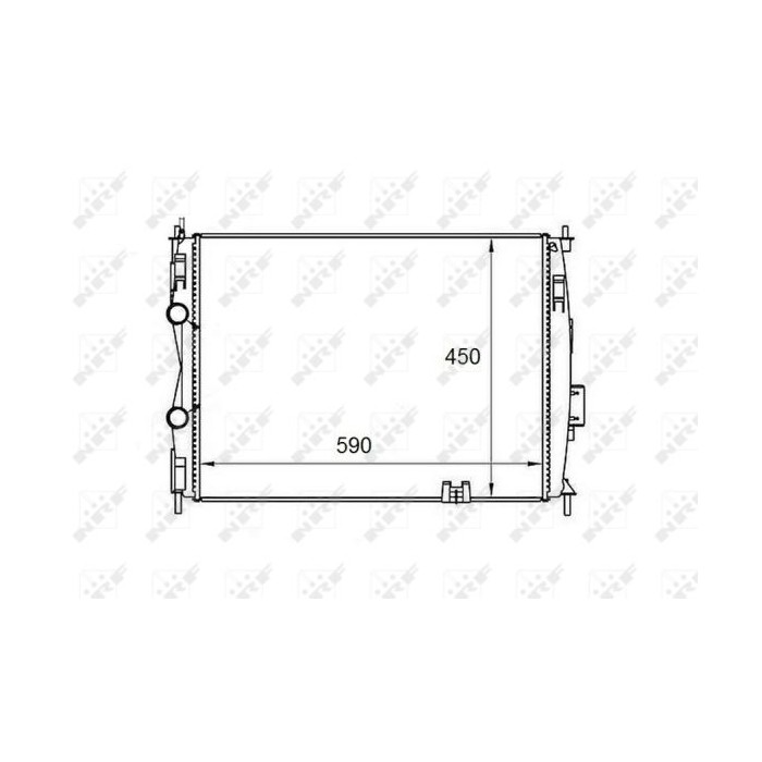 NRF Kühler, Motorkühlung 58461