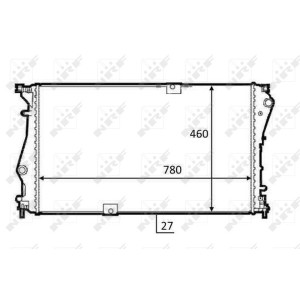 NRF Kühler, Motorkühlung 58498