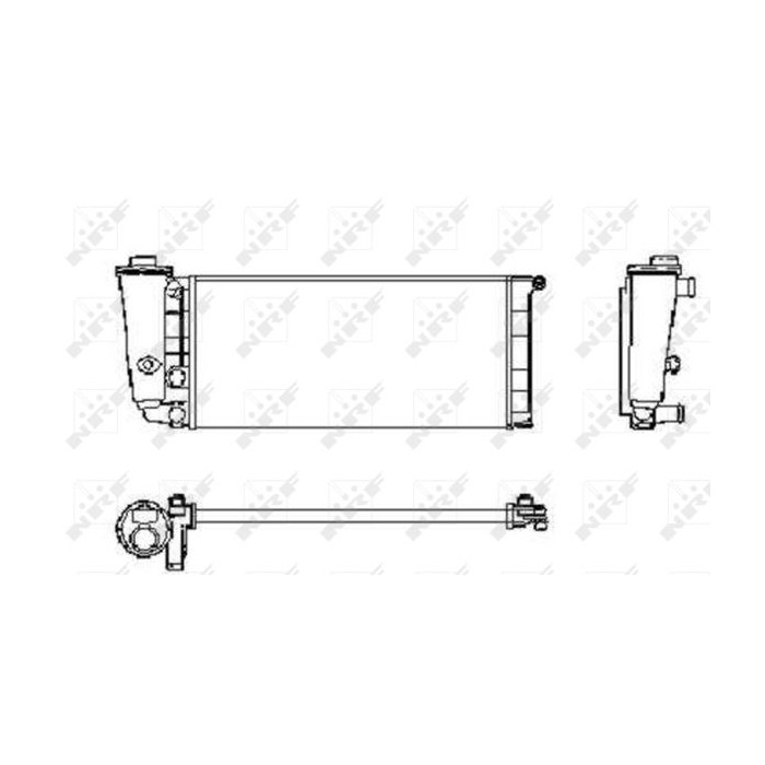 NRF Kühler, Motorkühlung 58781