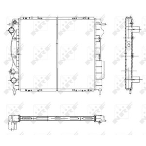 NRF EASY FIT Kühler, Motorkühlung 58934