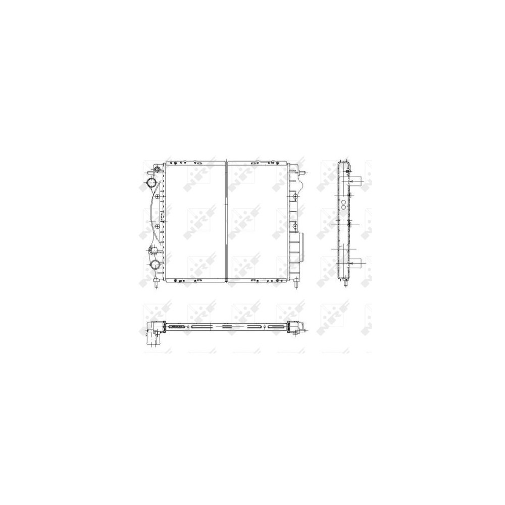 NRF EASY FIT Kühler, Motorkühlung 58934