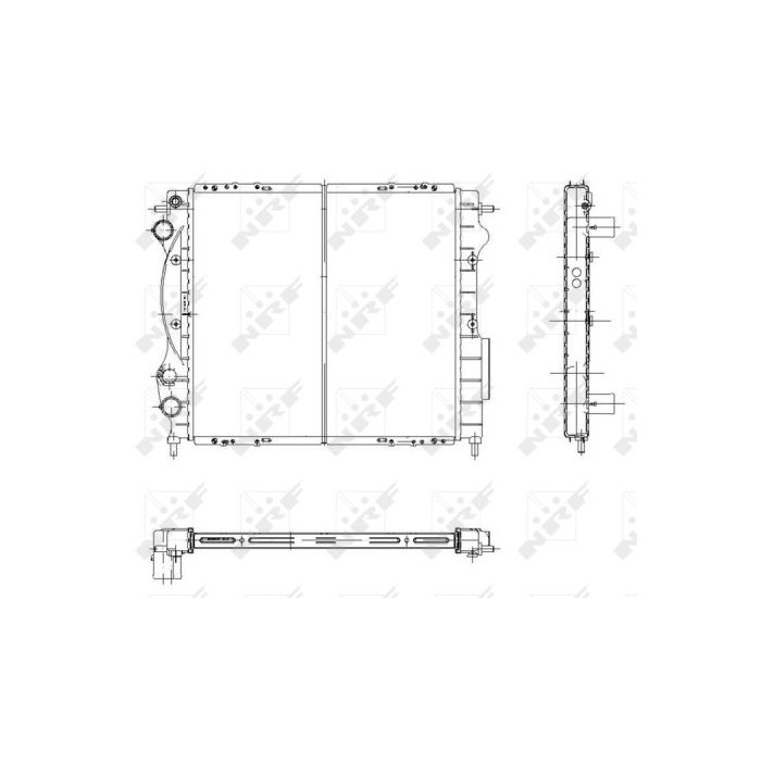 NRF EASY FIT Kühler, Motorkühlung 58934