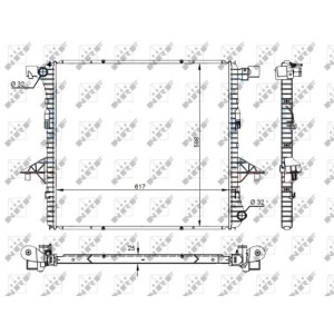 NRF Kühler, Motorkühlung 59145