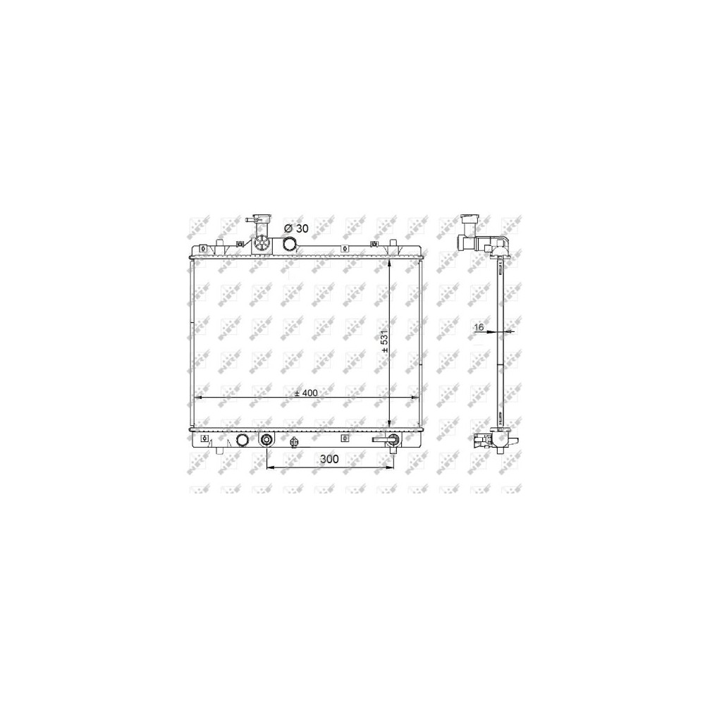 NRF Kühler, Antriebsbatterie 59208