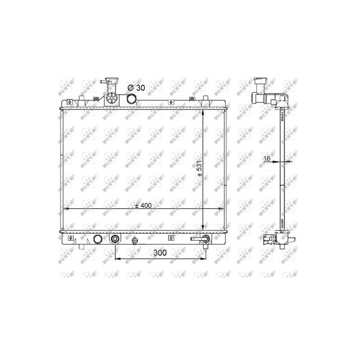 NRF Kühler, Antriebsbatterie 59208