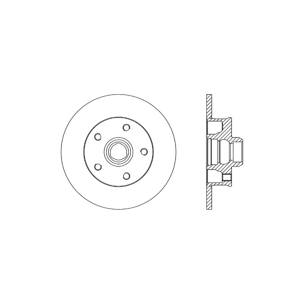 OPEN PARTS Bremsscheibe BDA1584.10