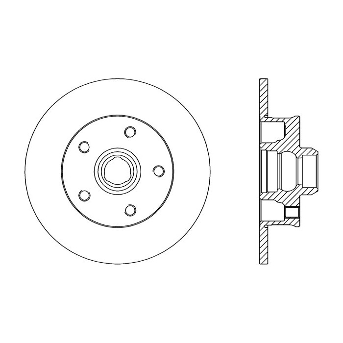 OPEN PARTS Bremsscheibe BDA1584.10