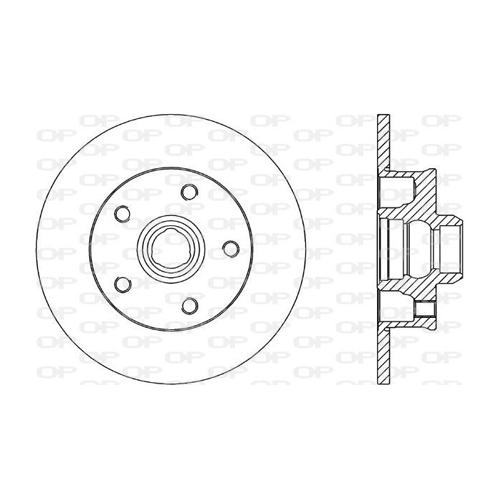OPEN PARTS Bremsscheibe BDA1584.10