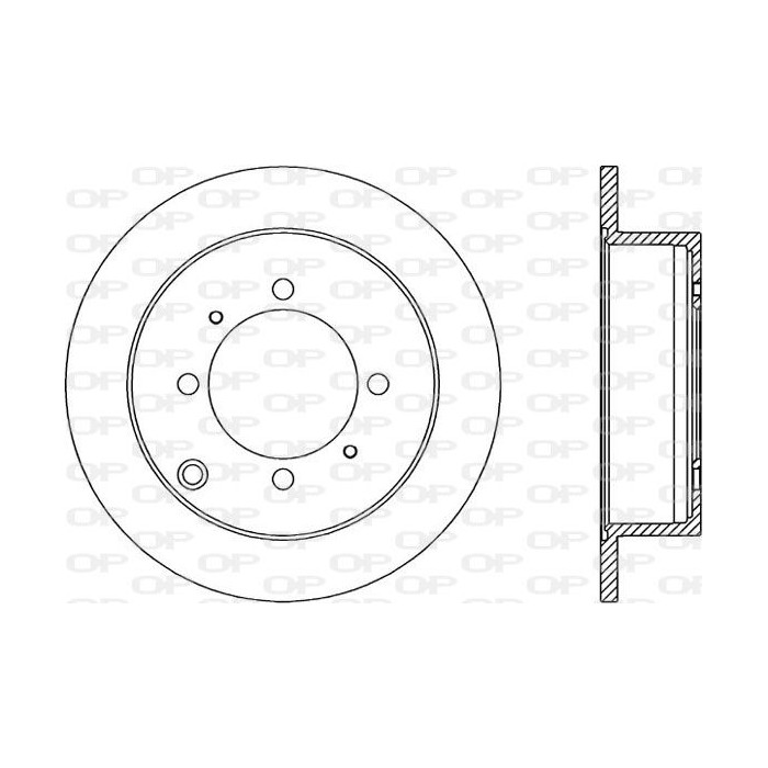 OPEN PARTS Bremsscheibe BDA1895.10