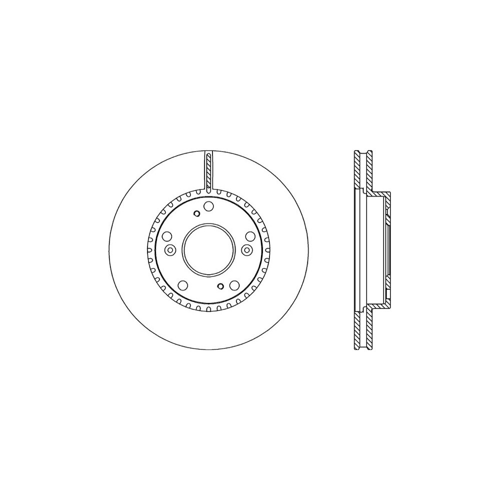 OPEN PARTS Bremsscheibe BDA2274.20