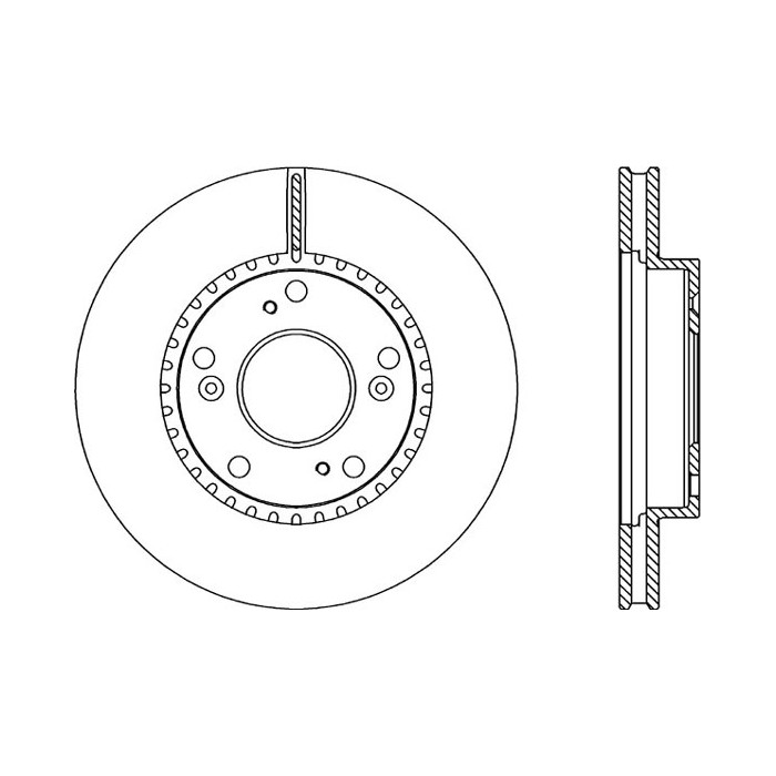OPEN PARTS Bremsscheibe BDA2274.20