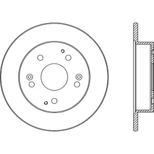 OPEN PARTS Bremsscheibe BDA2342.10