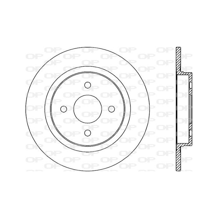 OPEN PARTS Bremsscheibe BDA2346.10