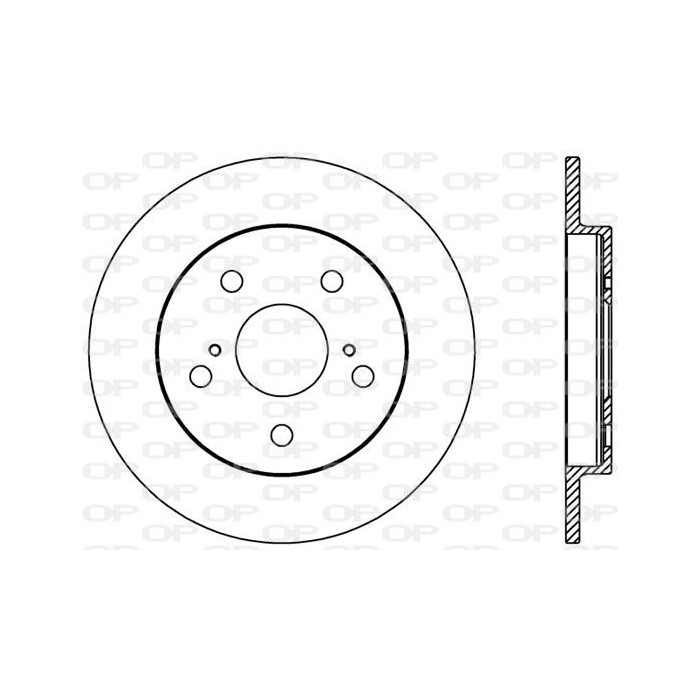 OPEN PARTS Bremsscheibe BDA2397.10