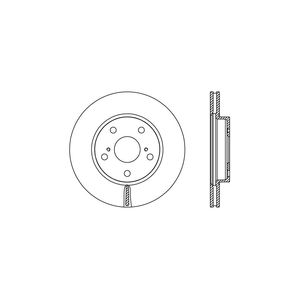 OPEN PARTS Bremsscheibe BDA2423.20