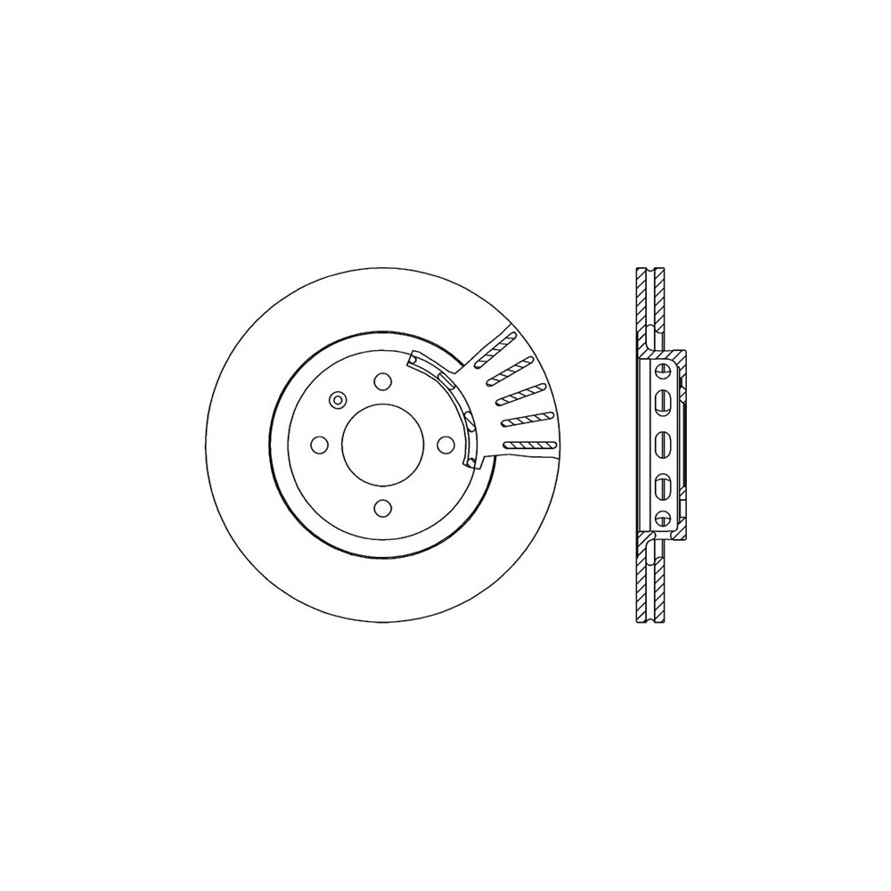 OPEN PARTS Bremsscheibe BDR1586.20