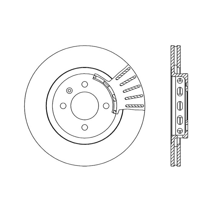 OPEN PARTS Bremsscheibe BDR1586.20