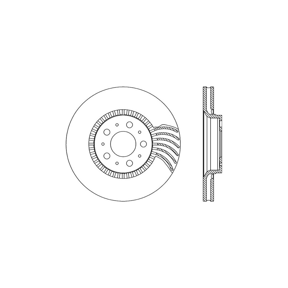 OPEN PARTS Bremsscheibe BDR1846.20