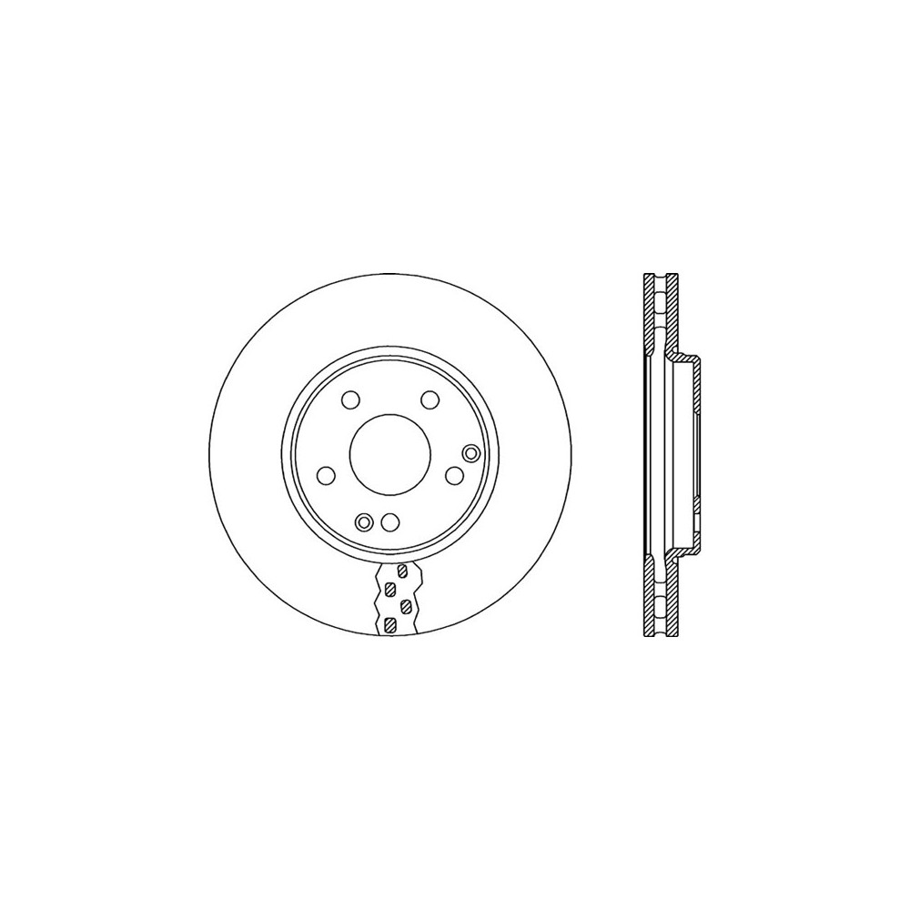 OPEN PARTS Bremsscheibe BDR1863.20