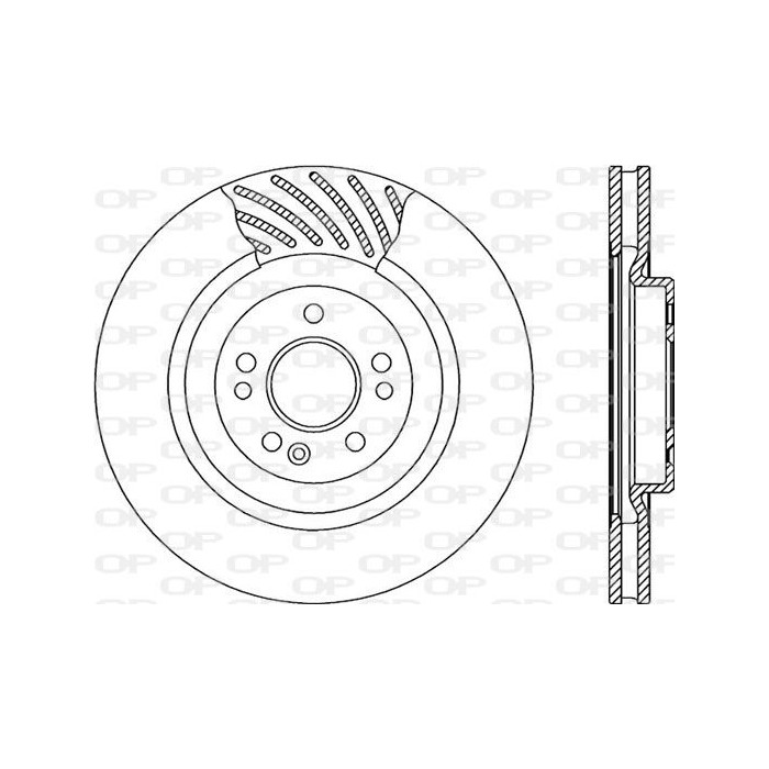 OPEN PARTS Bremsscheibe BDR1933.20