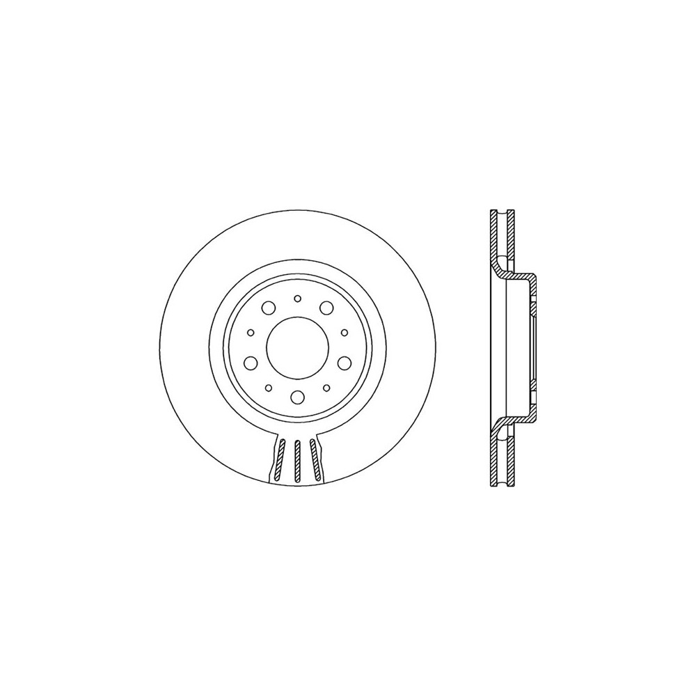 OPEN PARTS Bremsscheibe BDR1965.20